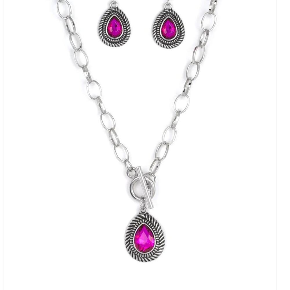 Paparazzi Sheen Queen - Pink Necklace